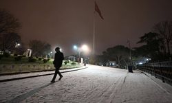 İstanbul'da kar yağışı etkili oldu
