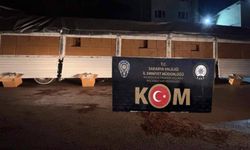 Durdurulan tırda 8 milyon kaçak makaron yakalandı