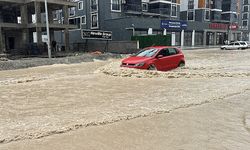 Edirne'de sağanak etkili oldu