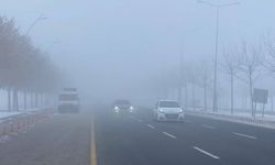 Çorum'da sis etkili oldu