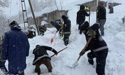Van'da çığ düştü, evler tahliye edildi