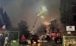 Adana'da ahşap panel fabrikasında yangın