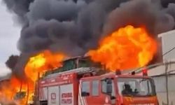 İstanbul'da fabrika yangını!