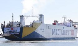 Türk Kızılay’ın 21. İyilik Gemisi Gazze’ye uğurlandı