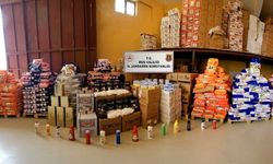 Muş'ta sahte temizlik ürünü ve bandrolsüz sigara malzemesi ele geçirildi