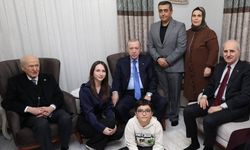 Erdoğan Osmaniye'de depremzede aileyi ziyaret etti