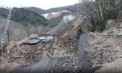 Ordu'da heyelan! Yollar kapandı