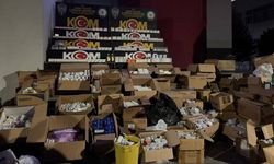 Adana'da ruhsatsız depoda 1 milyon 123 bin ilaç ele geçirildi