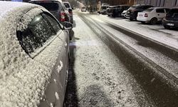 Ardahan'da kar yağışı etkili oldu