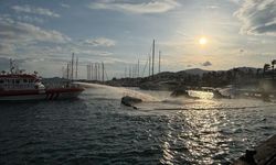 Bodrum'da marinadaki yangın kontrol altına alındı