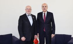 Numan Kurtulmuş, Litvanya Meclis Başkanı Olekas ile Zagreb'de görüştü