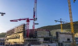 Akkuyu'da kritik yapısal bileşen monte edildi