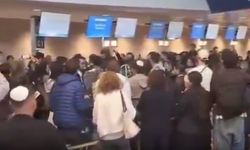 Kaçmaya çalışan Siyonistler havalimanında olay çıkardı