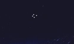 T-38M'lerin Çanakkale selamı GÖKTÜRK-1'in objektifinde