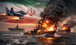 ABD İran'a ait 9 gemiyi bombaladı!