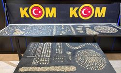 Hobi bahçesinden milyonluk tarihi eserler ele geçirildi