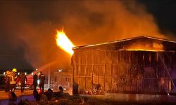 Kağıt fabrikasında yangın