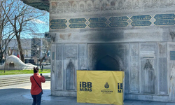 Tophane Meydan Çeşmesi'nde yangın çıkaran şüpheli tutuklandı