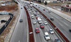 Tatil bitti, çile başladı: Kırıkkale’de araç seli!