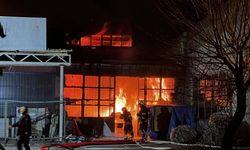 Kayseri’de mobilya atölyesinde yangın