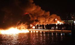 Bodrum marinada yangın