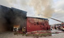 İzmir'de sanayi sitesinde yangın