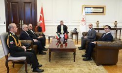 İçişleri Bakanı Çiftçi, İran'ın Ankara Büyükelçisi Habibullahzade'yi kabul etti