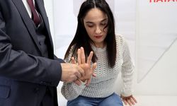 Serebral palsili Dilan, fizik tedavi gördüğü merkezde meslek de öğreniyor