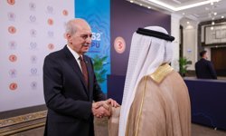 TBMM Başkanı Kurtulmuş, Arap Parlamentosu Başkanı Alyammahi ile görüştü