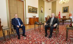 TBMM Başkanı, Cezayir'in Ankara Büyükelçisi Guennad'ı kabul etti