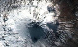 MSB Ağrı Dağı'nın Göktürk-2B uydusuyla çekilen fotoğrafını paylaştı