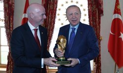Erdoğan FIFA Başkanı Infantino'yu kabul etti