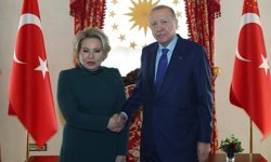 Erdoğan Rusya Federasyon Konseyi Başkanı'nı kabul etti
