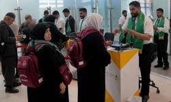 Türk hacı adayları kutsal topraklara gitti