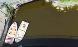 Menekşe Deresi'nin rengi değişti