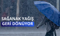 Sağanak yağış geri geliyor! Meteoroloji'den vatandaşlara uyarı