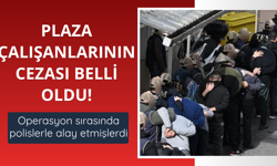 Polisle alay eden plaza çalışanlarına verilen ceza belli oldu
