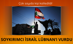 Soykırımcı İsrail Lübnan'ı vurdu!