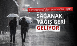 Meteoroloji'den sarı kodlu uyarı! Sağanak geri geliyor