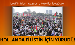 Hollanda Filistinli esirler için yürüdü