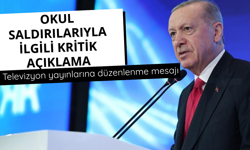 Başkan Erdoğan'dan okul saldırılarına ilişkin açıklama