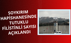 İsrail hapishanesinde Filistinli tutuklu sayısı açıklandı