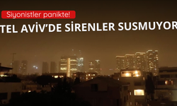 İsrail panikte! Tel Aviv'de sirenler susmuyor