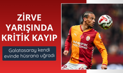 Galatasaray'dan zirve yarışında kritik kayıp