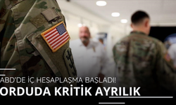 ABD'de iç hesaplaşma başladı! Orduda kritik ayrılık