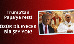 Trump'tan Papa 14. Leo'ya rest! Özür dileyecek bir şey yok