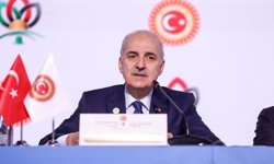 TBMM Başkanı Numan Kurtulmuş, Filistin'i Destekleyen Parlamentolar Grubu İkinci Toplantısı'nın kapanışında konuştu