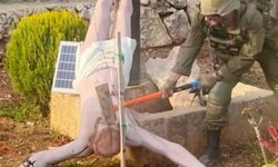 Hazreti İsa heykelini parçalayan İsrailliye hapis cezası