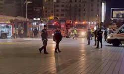 Taksim metrosunda yangın