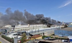 İstanbul'da iş yeri yangını